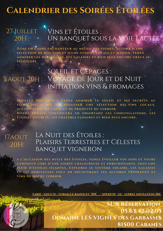 CALENDRIER SOIREES ETOILEES (2)